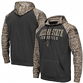 Men's Arizona State Sun Devils Gray Camo Pullover Hoodie,baseball caps,new era cap wholesale,wholesale hats